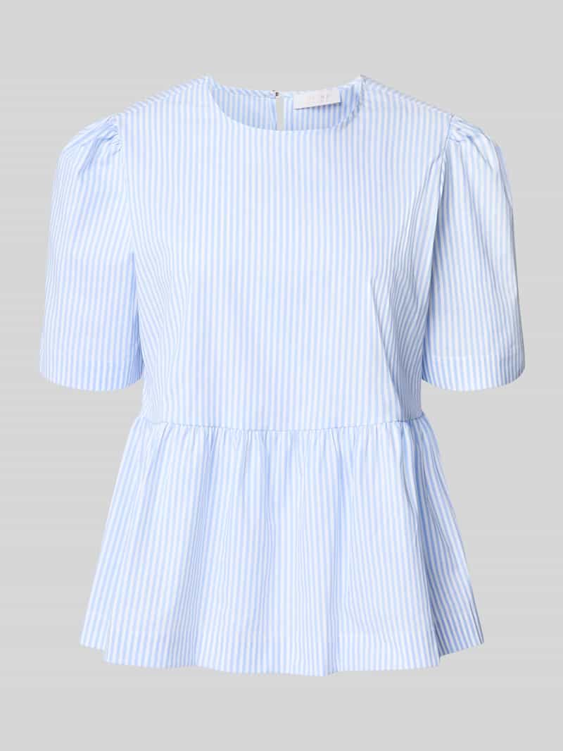 Rich & Royal Blouse met ronde hals en knoopsluiting