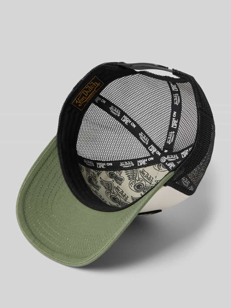 Von Dutch Trucker-pet met labelpatch model 'BOSTON'