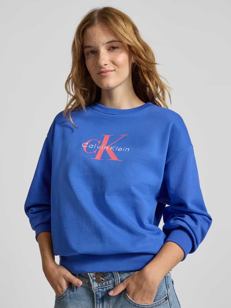 Calvin Klein Jeans Sweatshirt met labelprint