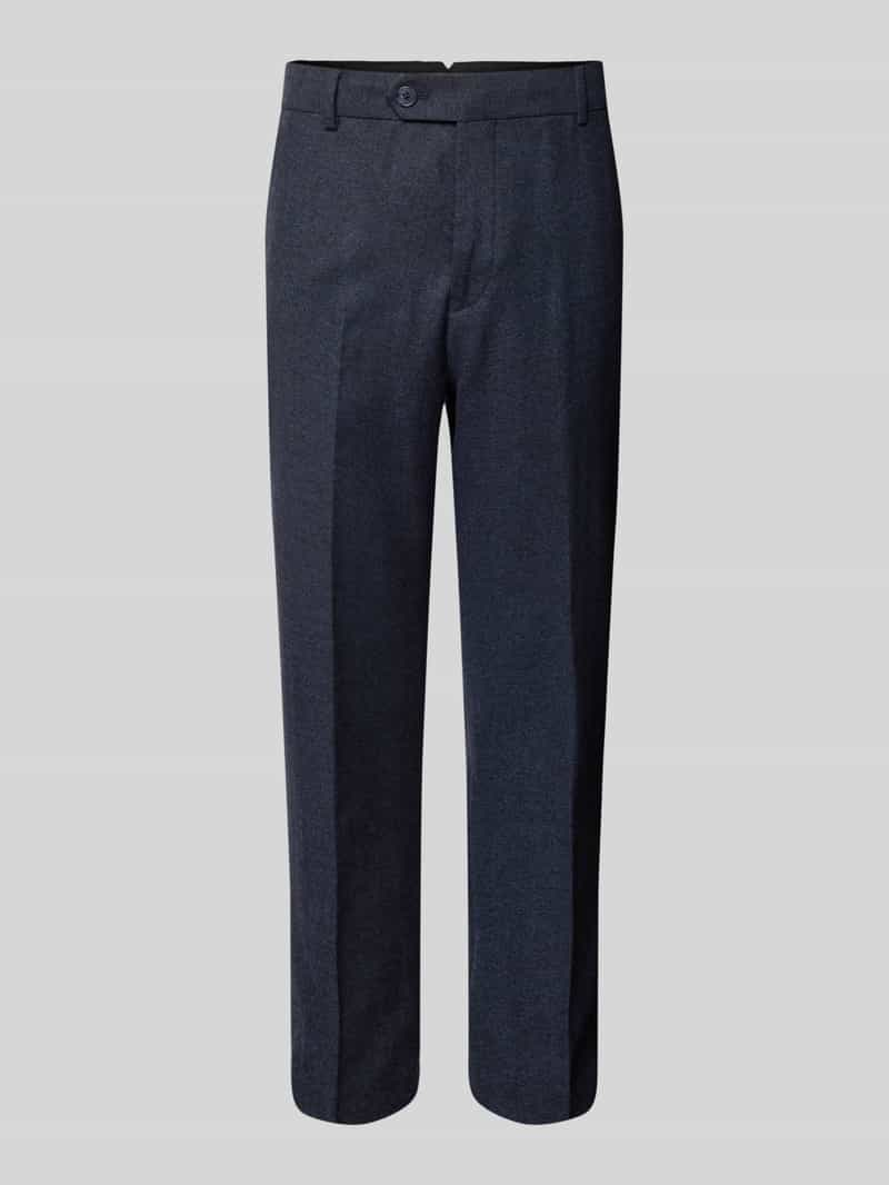 Selected Homme Slim fit pantalon met knoop- en ritssluiting