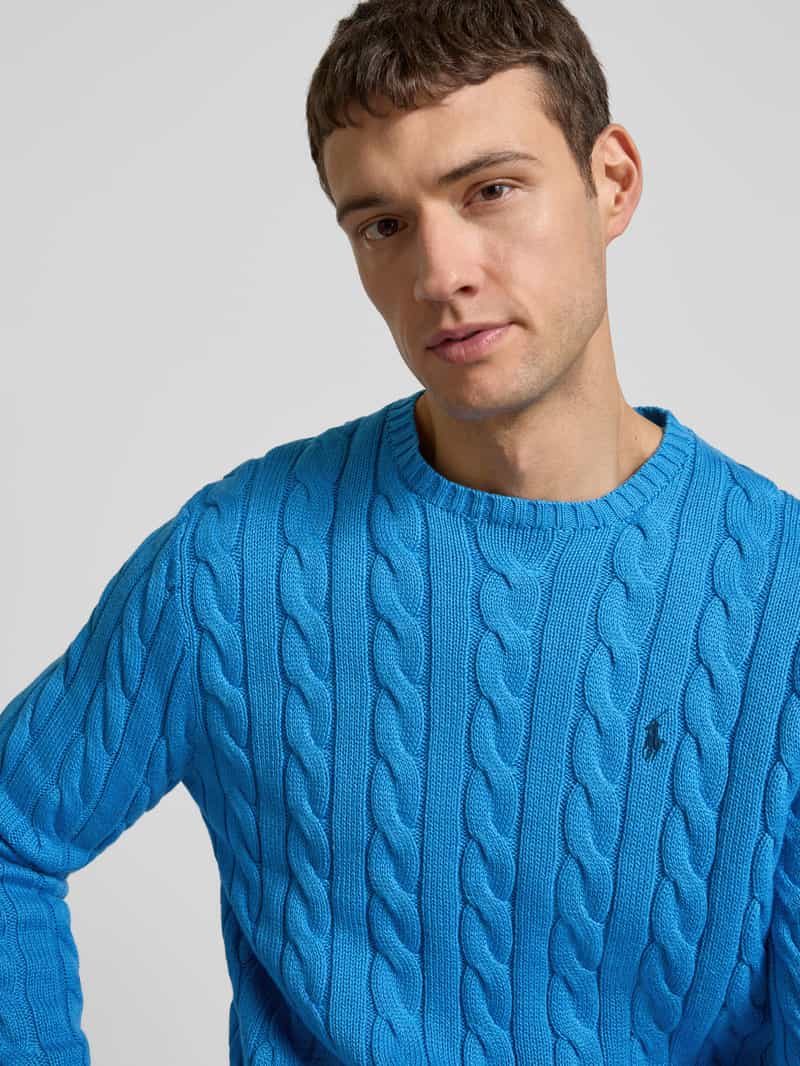 Polo Ralph Lauren Gebreide pullover met ribboorden model 'DRIVER'