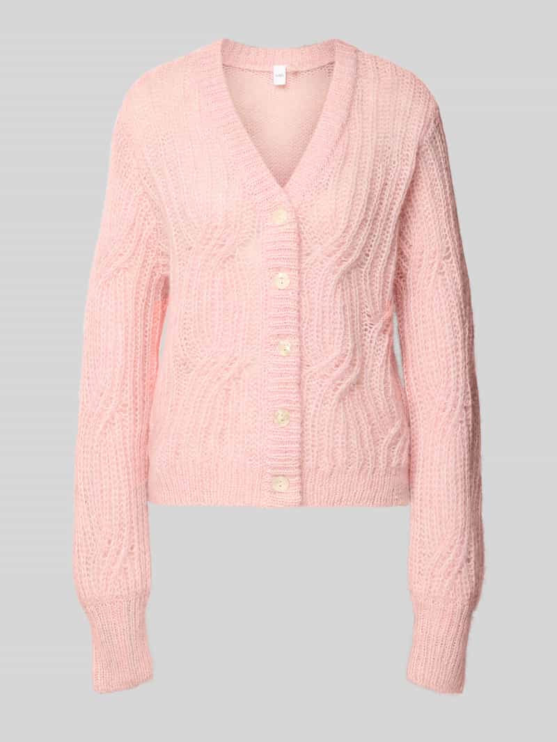 YAS Cardigan met alpaca en V-hals model 'ZUMA'