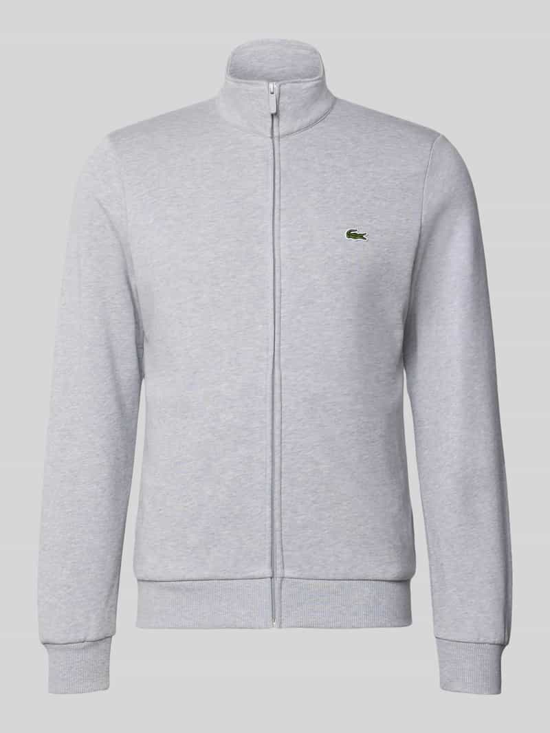 Lacoste heren sweatvest - lichtgrijs melange
