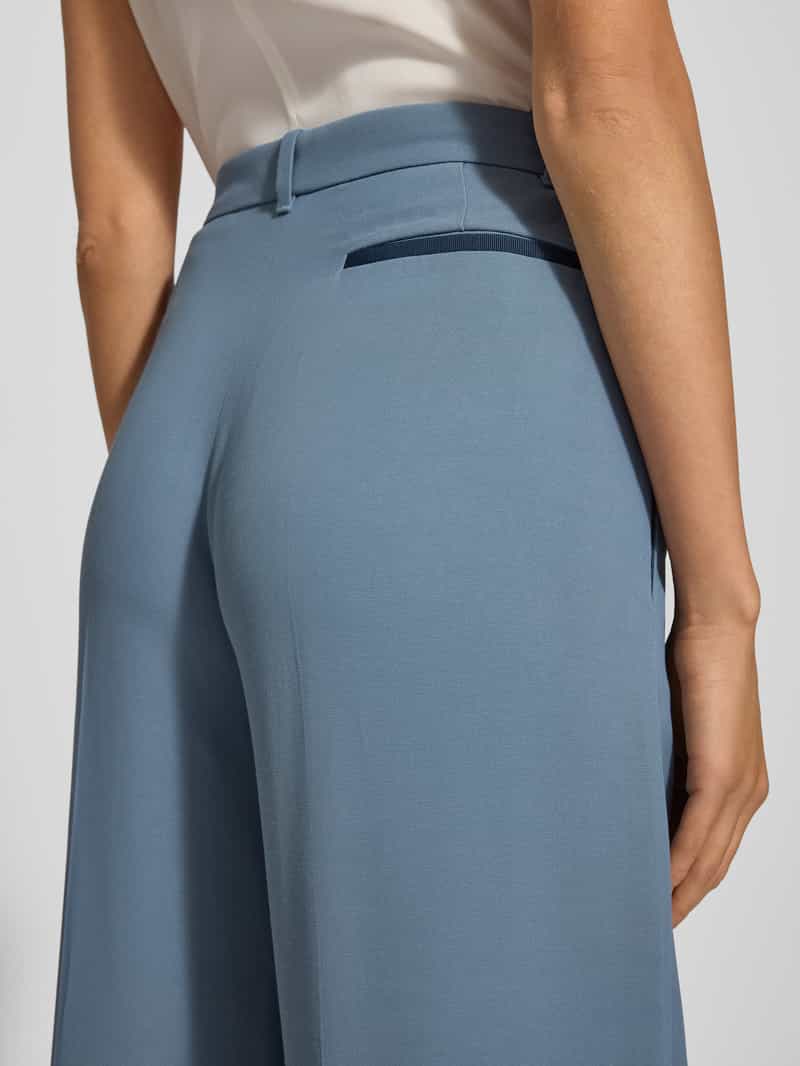 Boss Wide leg pantalon van pure viscose model 'TIANA4'