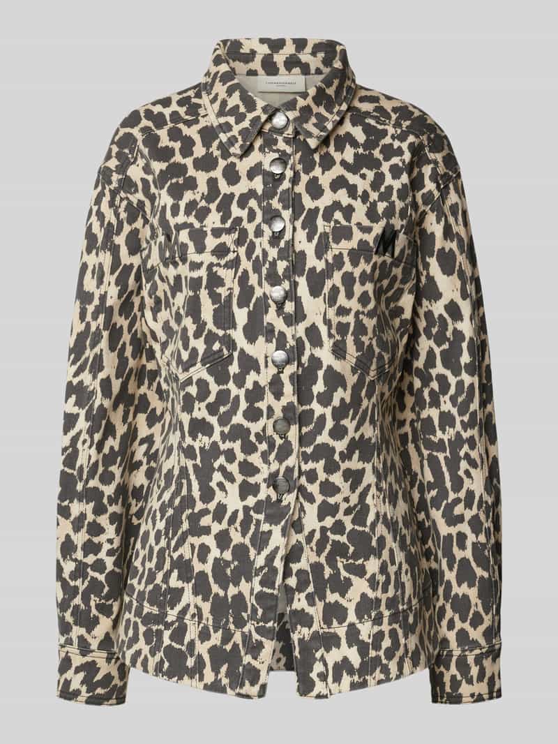Copenhagen Muse Jeansjack met opgestikte borstzakken model 'LEORA-JACKET'