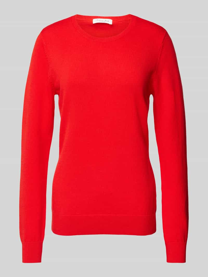 Christian Berg Woman Regular fit gebreide pullover met ribboorden