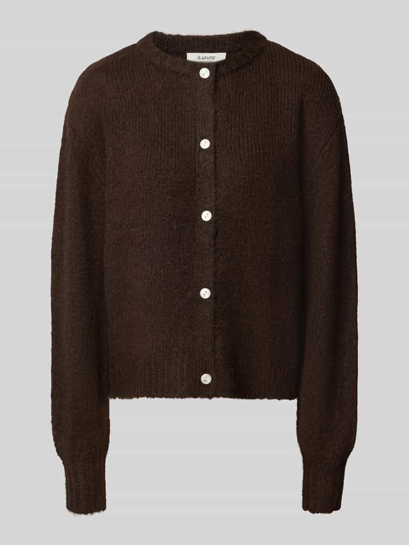 B.Young Cardigan met alpacagehalte en ronde hals model 'OTIA'