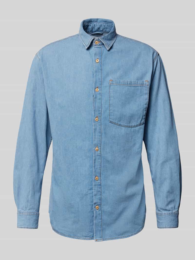 jack & jones Regular fit jeansoverhemd met borstzak model 'CREEK'