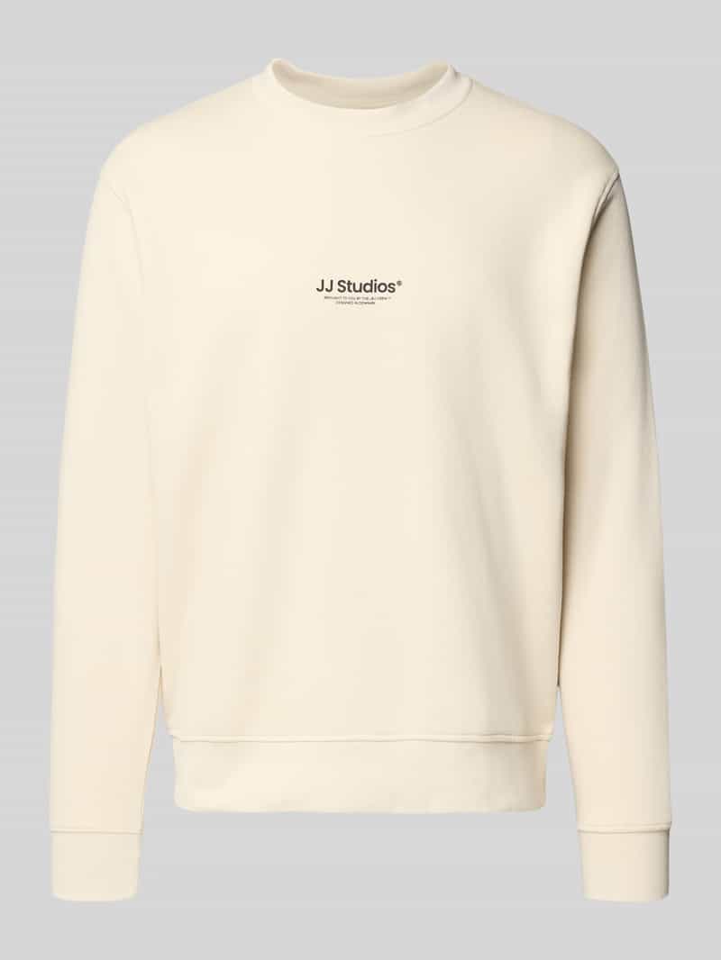 jack & jones Sweatshirt met labelprint model 'SOHO'