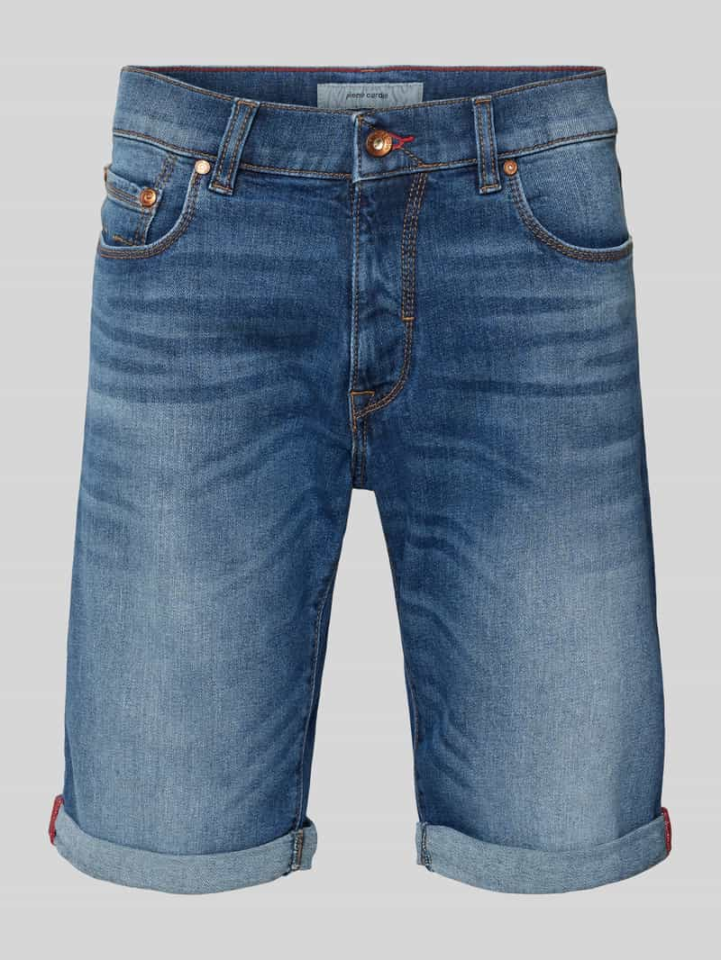 Pierre Cardin Korte jeans met steekzakken model 'Lyon'