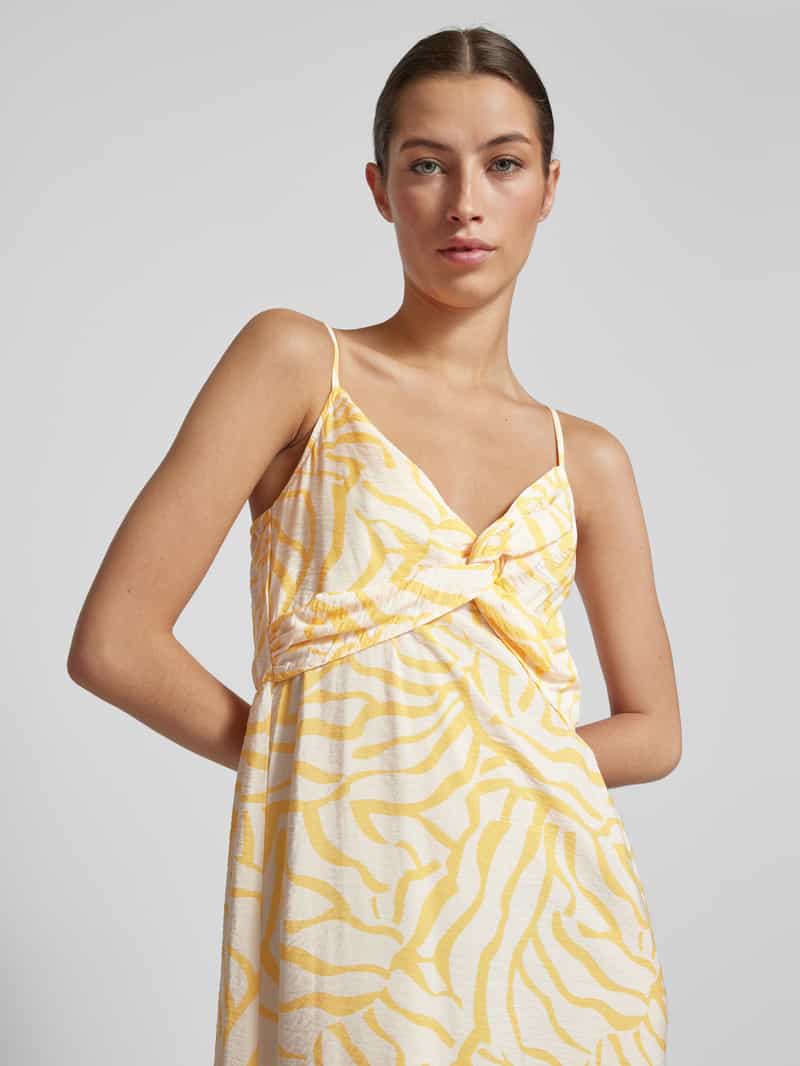Vila Maxi-jurk met knoopdetail model 'DOGMA EVA'