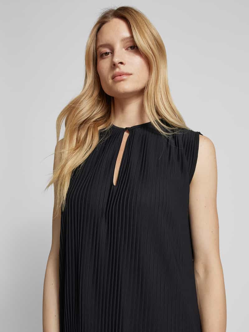 MM Midi-jurk met druppelvormige hals model 'PECOS'