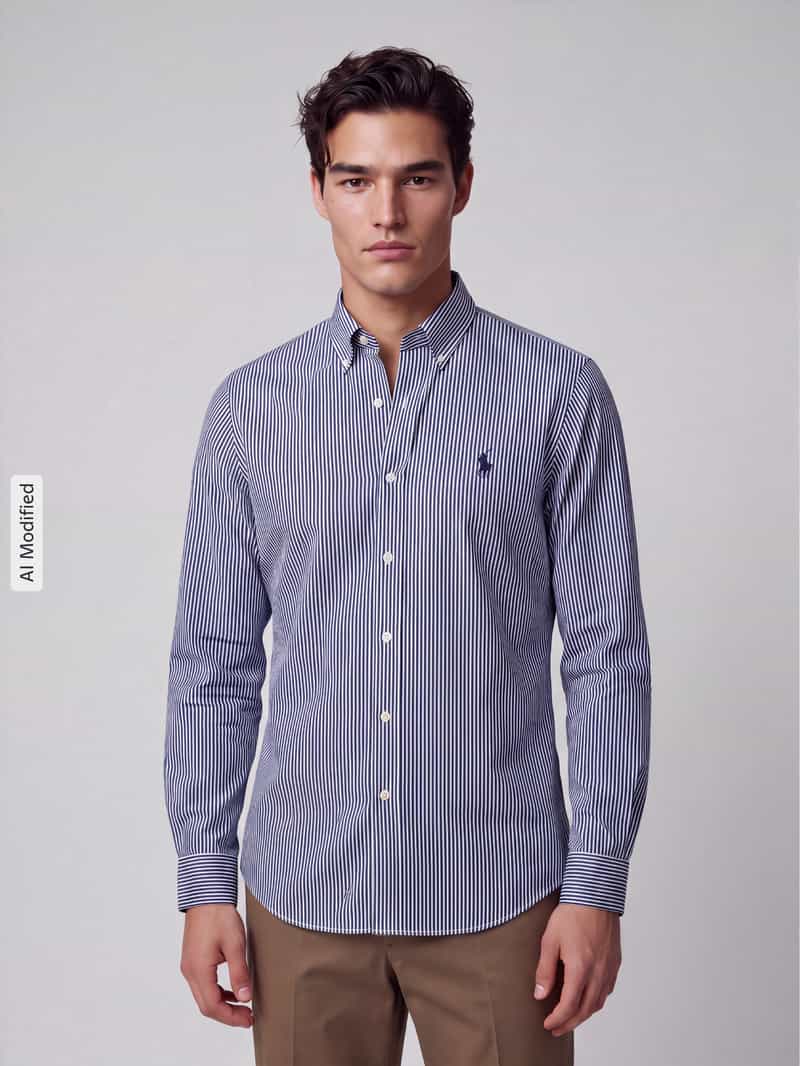 Polo Ralph Lauren Custom fit vrijetijdsoverhemd van puur katoen