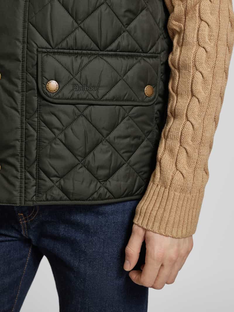 Barbour Bodywarmer met opstaande kraag model 'New Lowerdale'