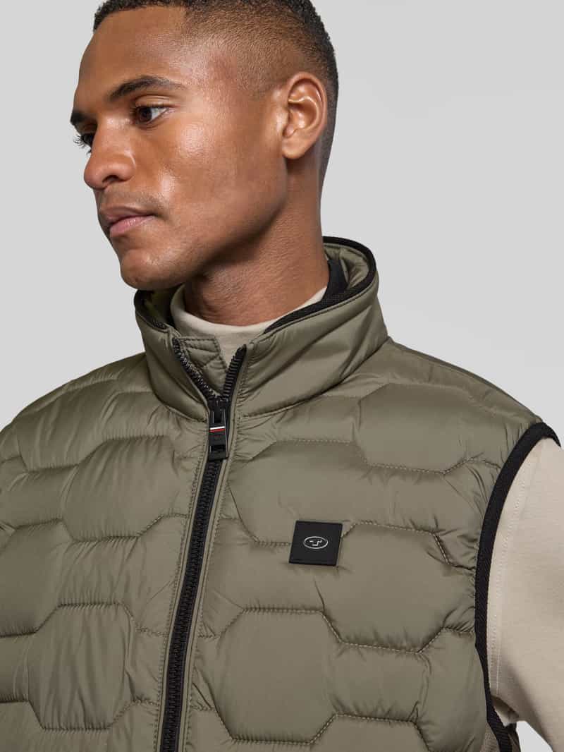 Tom Tailor Regular fit bodywarmer met opstaande kraag