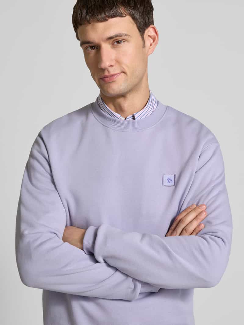 Scotch & Soda Sweatshirt met labeldetail