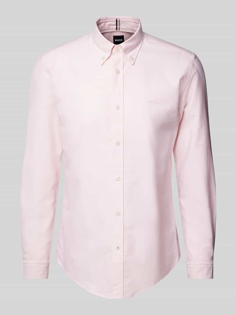 Boss Regular fit zakelijk overhemd met button-downkraag model 'Roan'