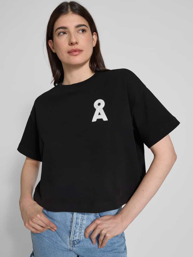 ARMEDANGELS T-shirt met labelstitching