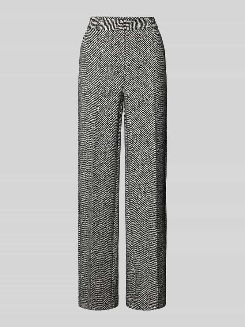 comma Stoffen broek met Franse steekzakken