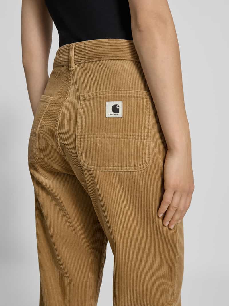 Carhartt Work In Progress Straight fit corduroy broek in 5-pocketmodel model 'Coventry'