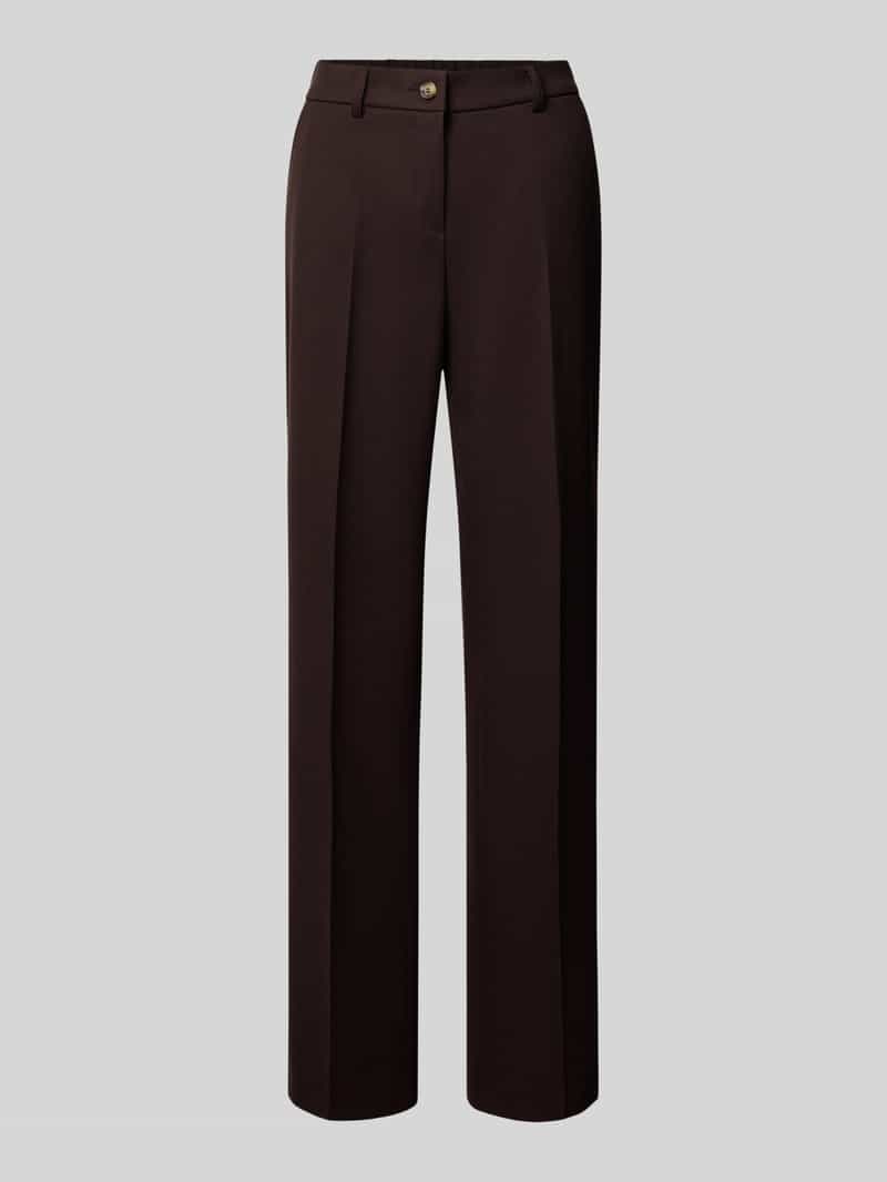 TONI Regular fit wijdte broek met viscosemodel model 'Jenny Wide'