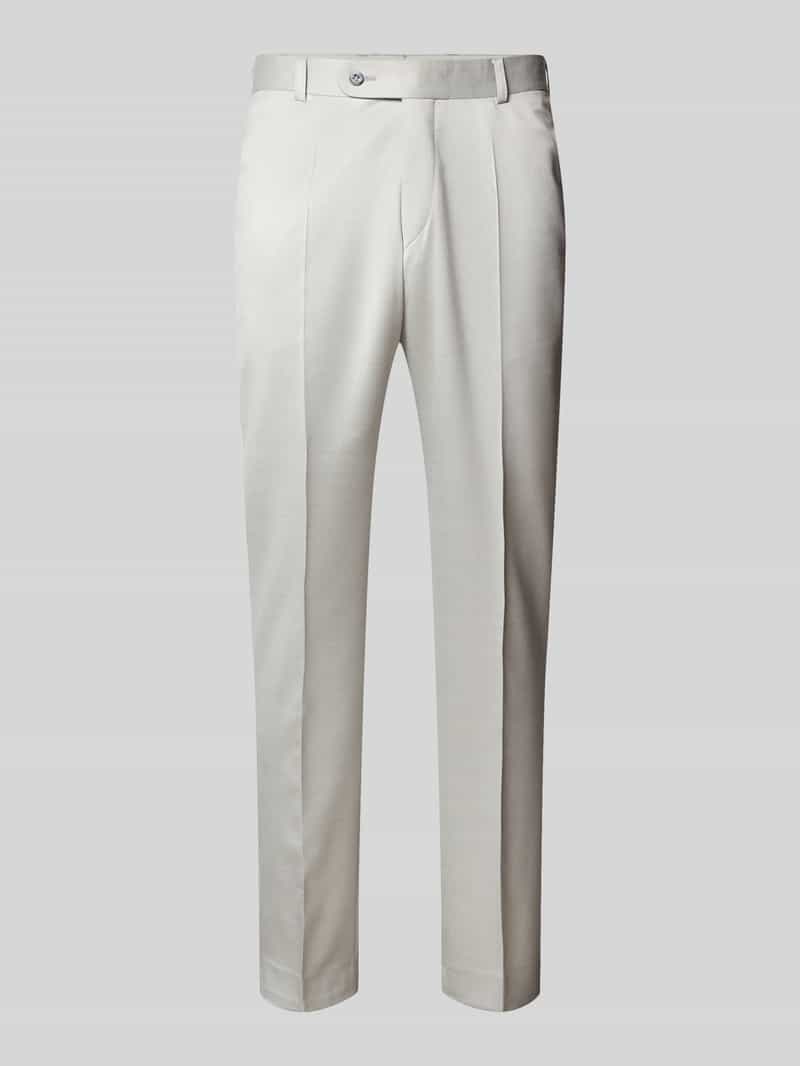 Wilvorst Regular fit pantalon met persplooien