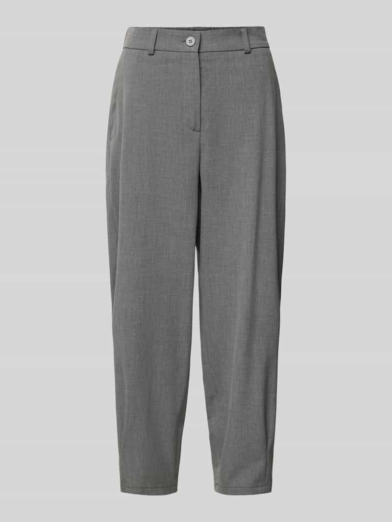 SEDUCTIVE Relaxed fit stoffen broek met verkort model 'SERAPHINA'