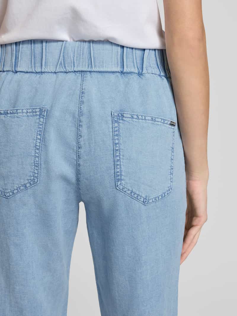 TONI Wide leg jeans met elastische band model 'Pia'
