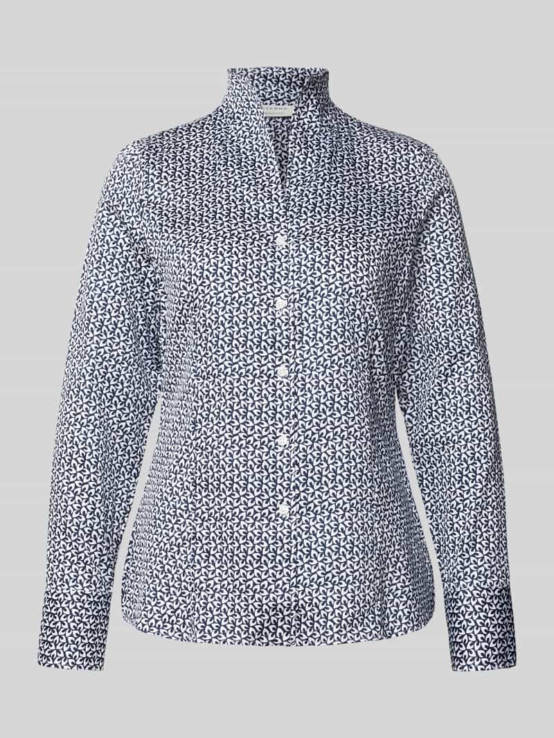 Eterna Slim fit overhemdblouse met opstaande kraag