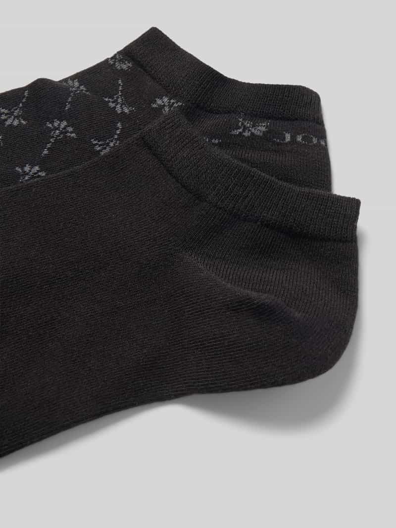 JOOP! Collection Sneakersokken met labeldetail