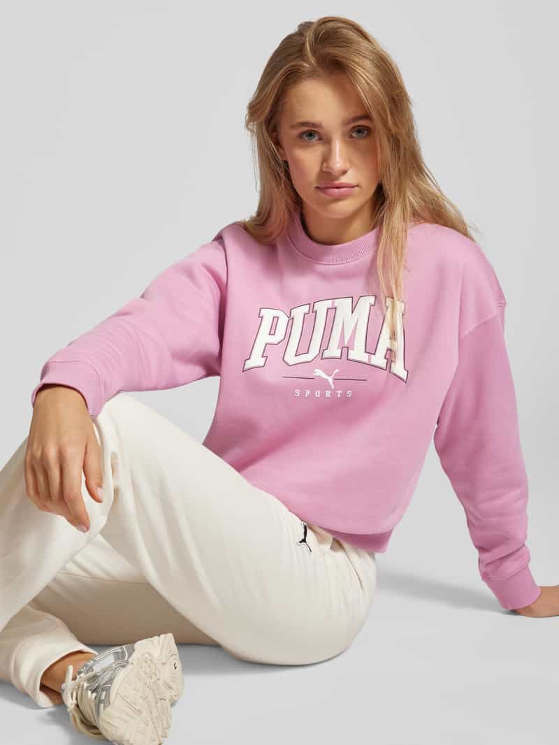Puma Sweatshirt met labelprint