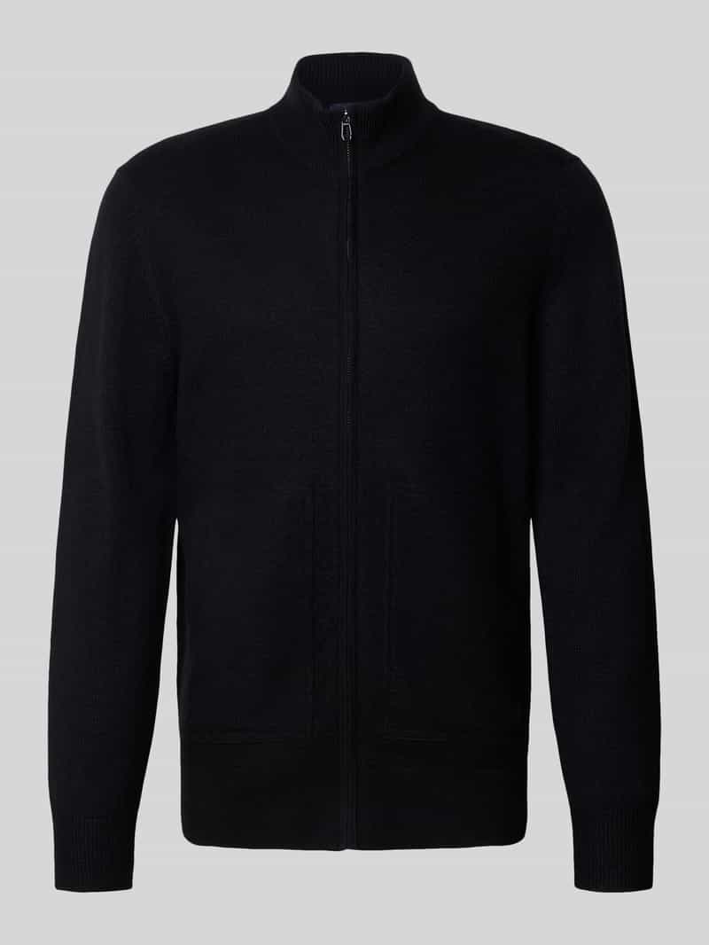 JOOP! Collection Gebreid jack met labeldetail model 'Widor'