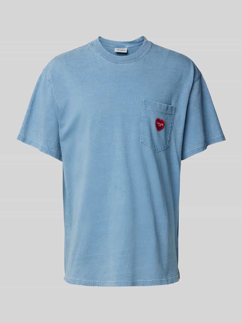 Carhartt Work In Progress T-shirt met borstzak model 'INGO'