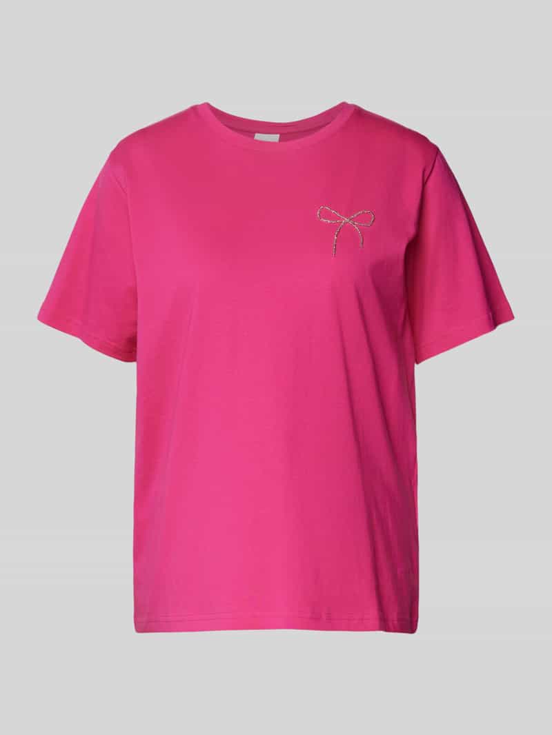 Ichi T-shirt met applicatie model 'NYNNA'