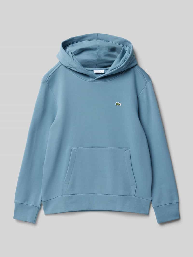 Lacoste Hoodie met labelpatch