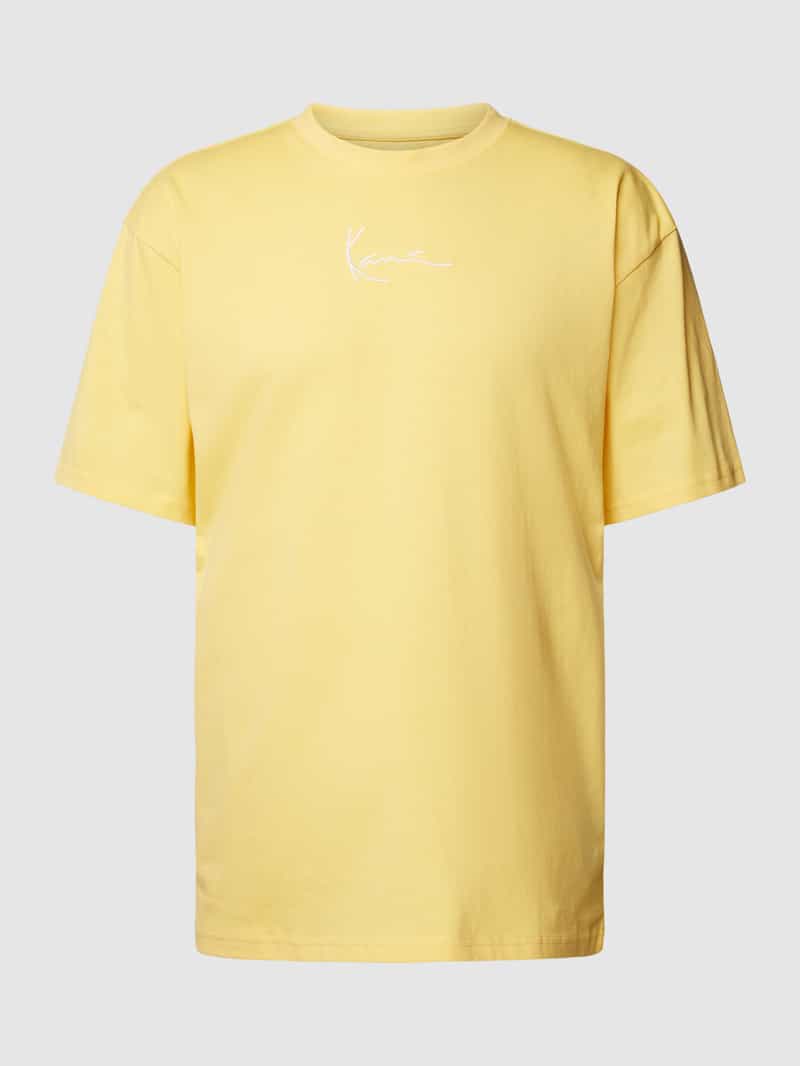Karl Kani T-shirt met labelstitching model 'Small Signature'