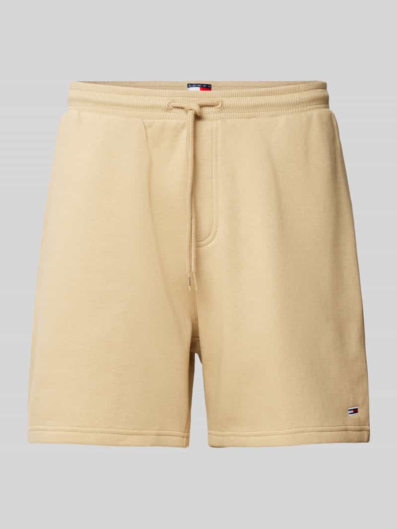 Tommy Jeans Regular fit sweatshorts van katoenmix