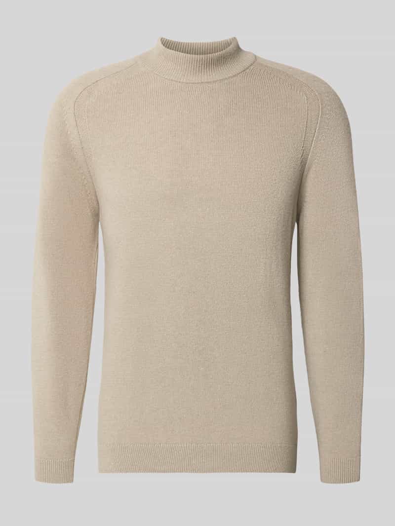 Regular fit pullover van mix van viscose en wol model 'Wylandor'