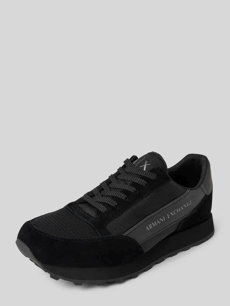 Armani Exchange Sneakers met labelprint, model 'ENGLISH'