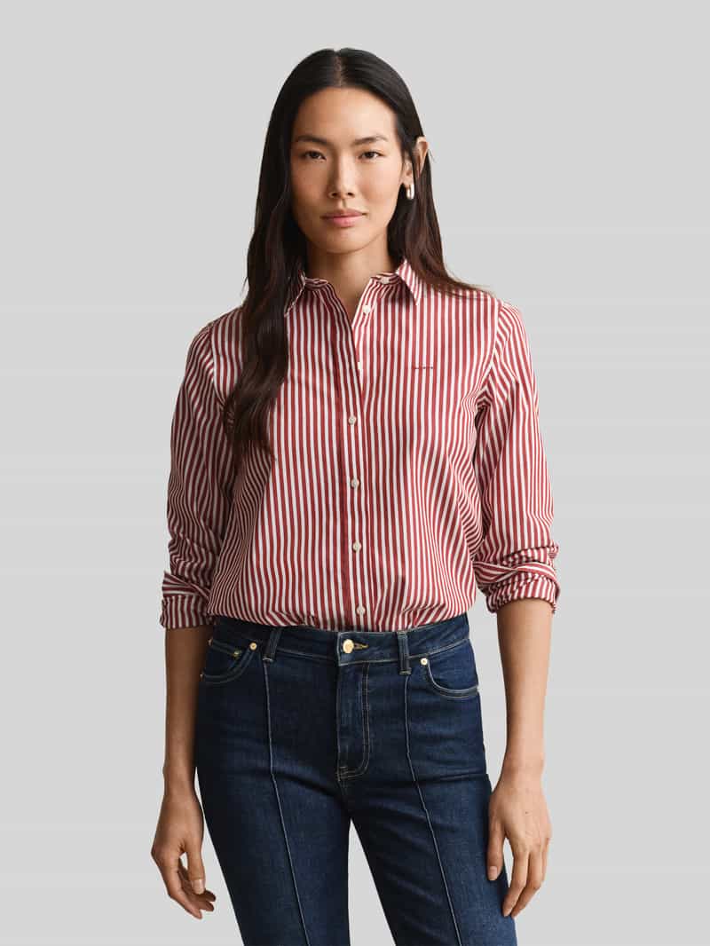 Gant Regular fit overhemdblouse met gestikt logo