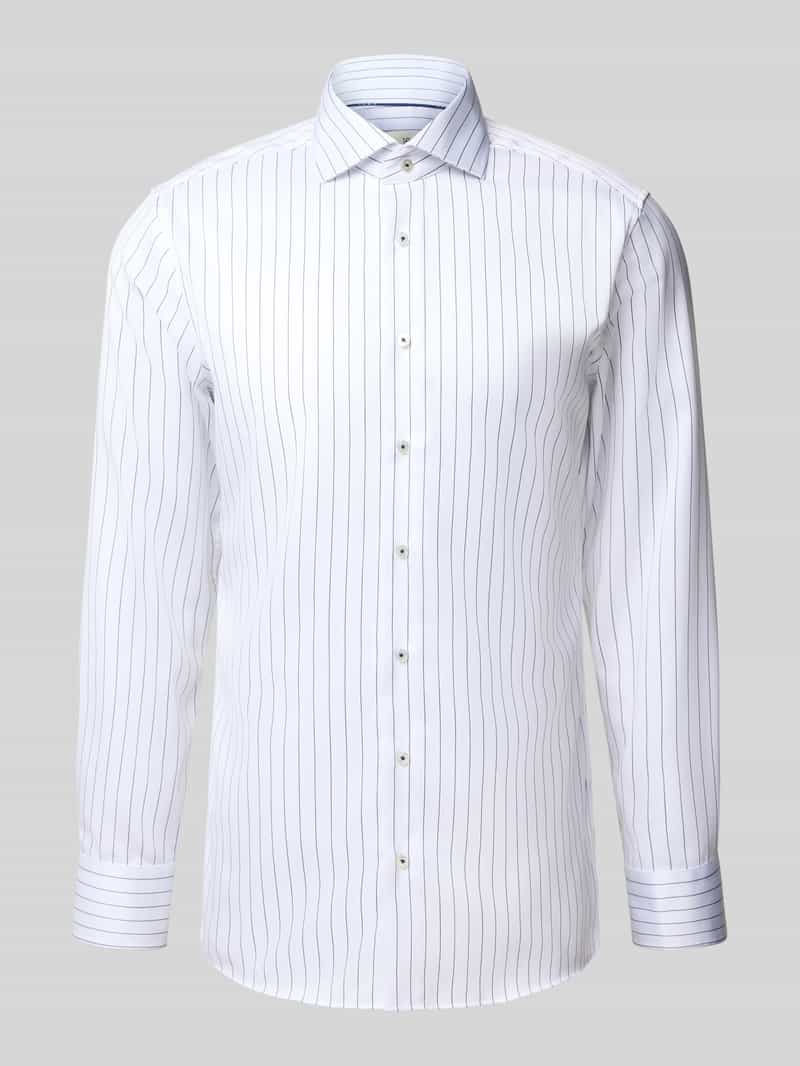 Eterna Slim fit zakelijk overhemd met knoopsluiting