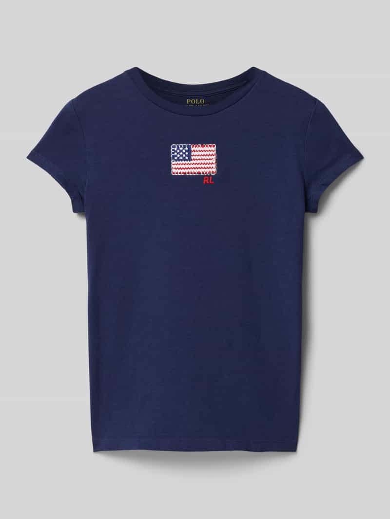 Polo Ralph Lauren Teens T-shirt met labelstitching