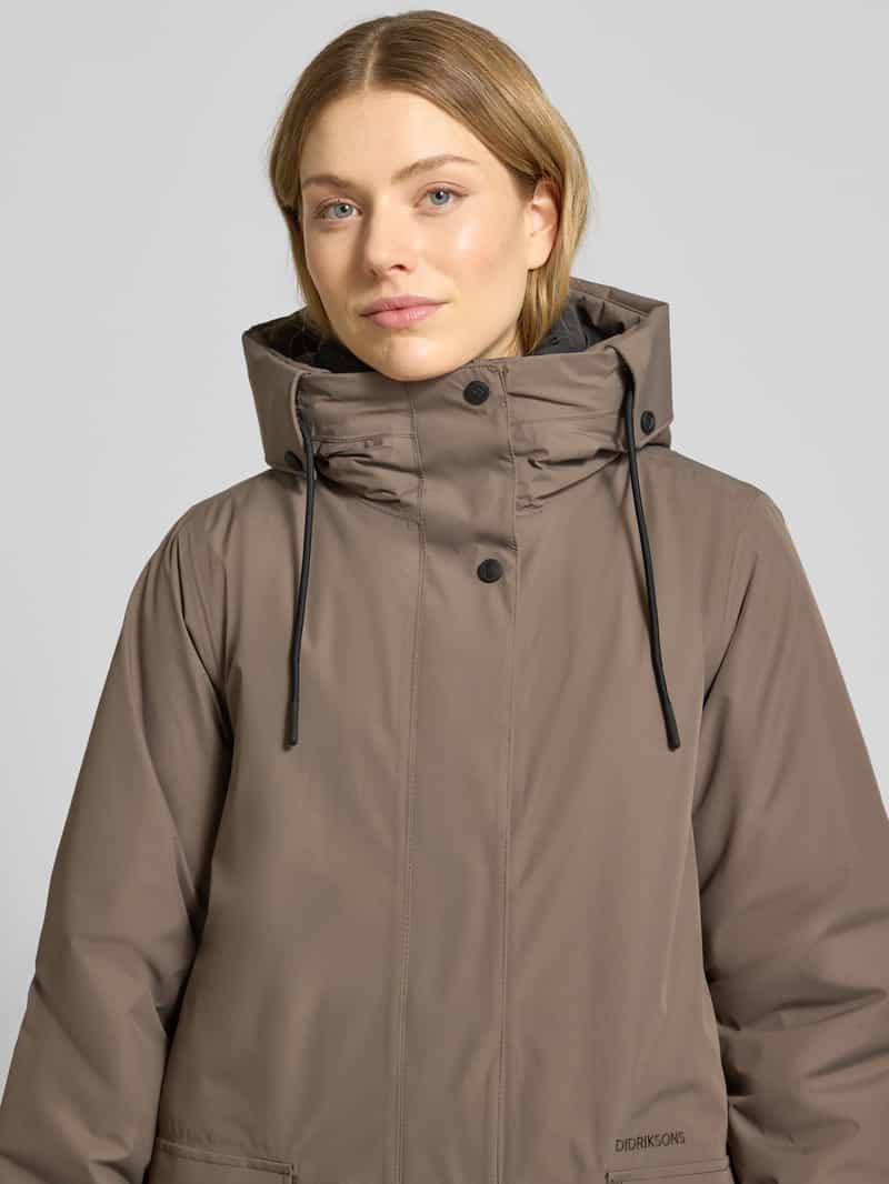 Didriksons Parka met capuchon en klepzakken model 'AIKO'