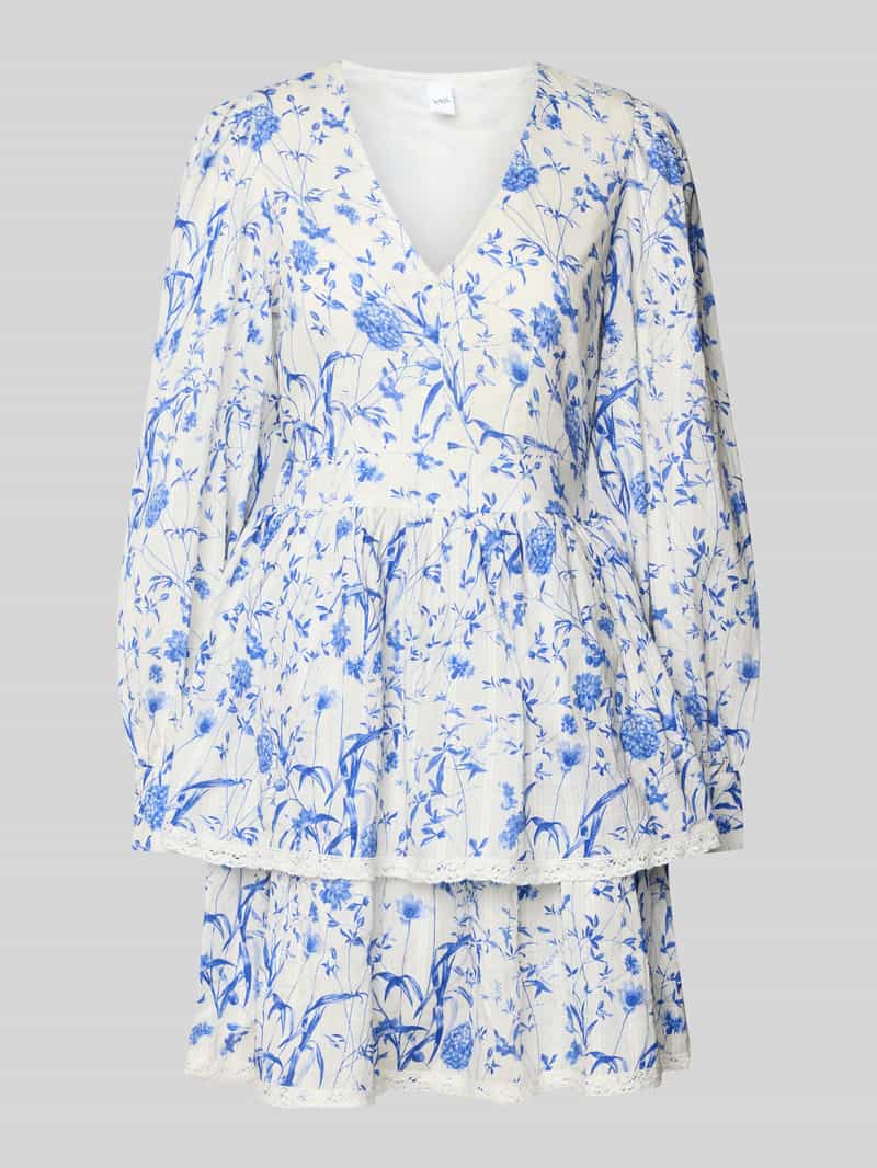 YAS Cocktailjurk met V-hals model 'ELIN'