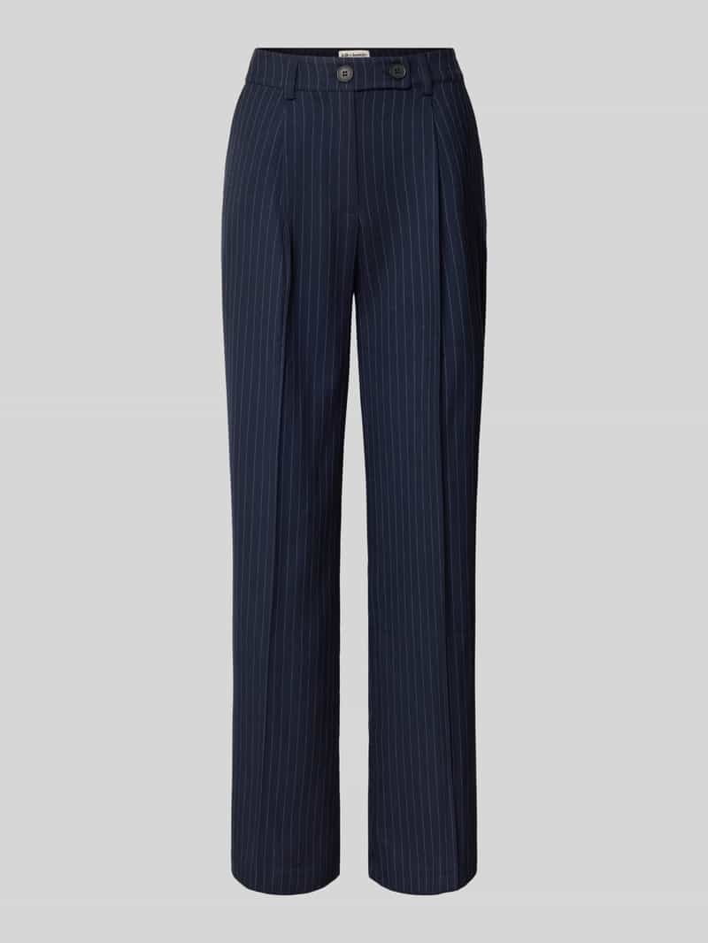 LOLLYS LAUNDRY Wide leg pantalon met bandplooien model 'Tyler'