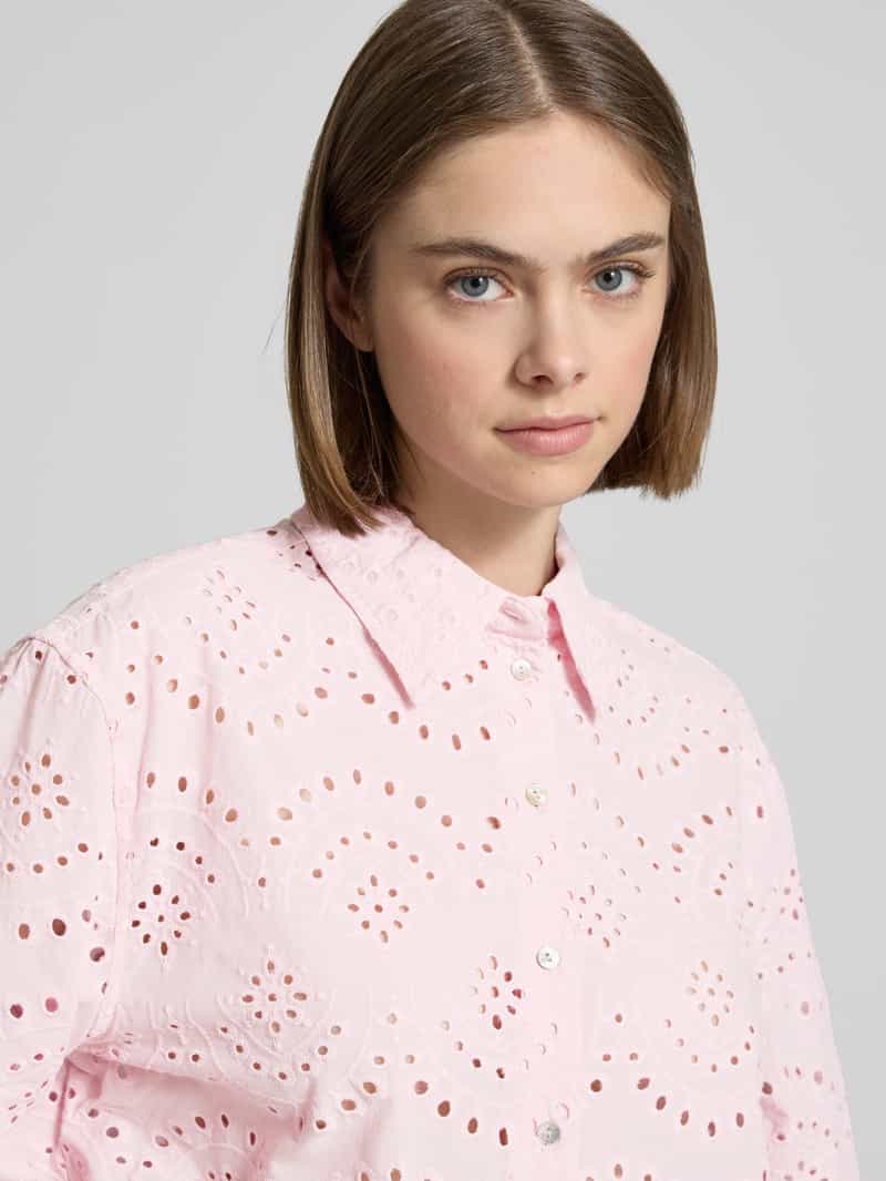 Only Relaxed fit overhemdblouse van puur katoen model 'VALAIS'