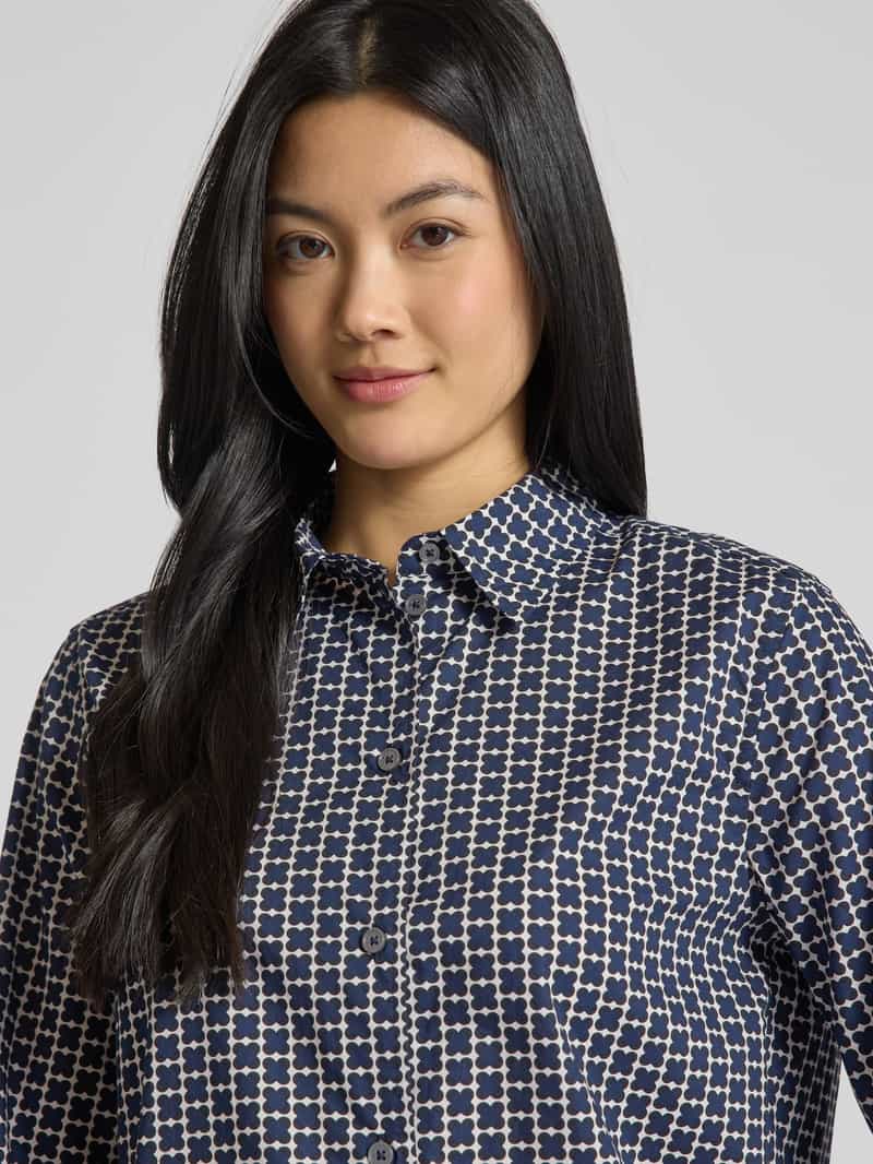 Marc O'Polo Regular fit blouse met lange mouwen van puur katoen