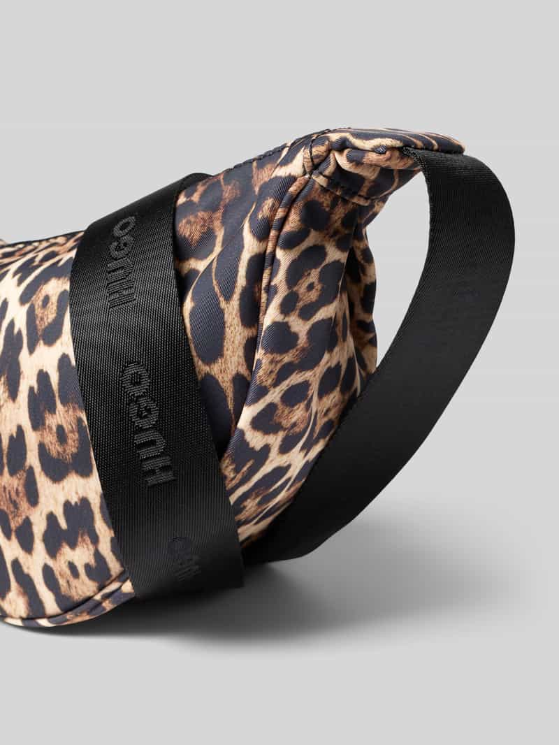 HUGO Schoudertas met luipaardlook model 'BEL LP CROSSBODY'