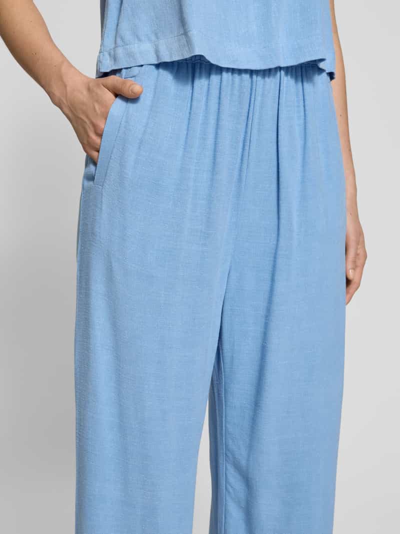 Jake*s Casual Wide fit stoffen broek met elastische band