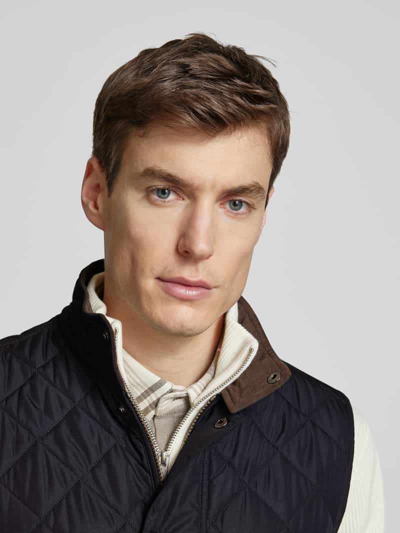 Barbour Bodywarmer met opstaande kraag model 'New Lowerdale'